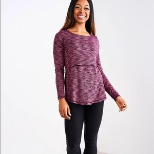 Latched Mama Long Sleeve Performance Nursing Top